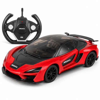 Toyoos Remote Control Sports Car 1:12 Scale | RC Racing Car with Lights & Rechargeable Battery | High Speed Toy Car for Kids | 2.4GHz Remote Control Car