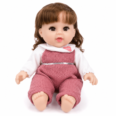 Toyoos 30cm Baby Doll for Girls | Soft Body Cute Baby Doll with Pink Outfit | Realistic Toddler Doll Toy for Kids 3+ Years
