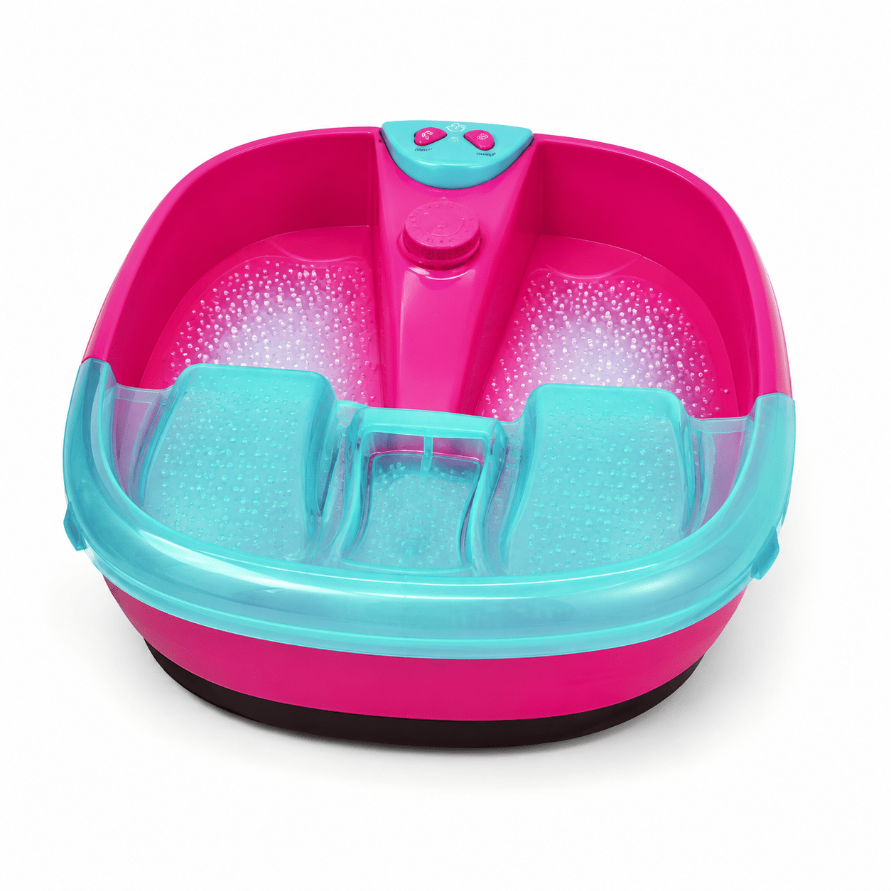 Toyoos Kids Foot Spa Salon Toy Set with Bubbles, Music & Massage Rollers | Pretend Beauty Spa Pedicure Kit with 15 Accessories for Girls 3+ Years