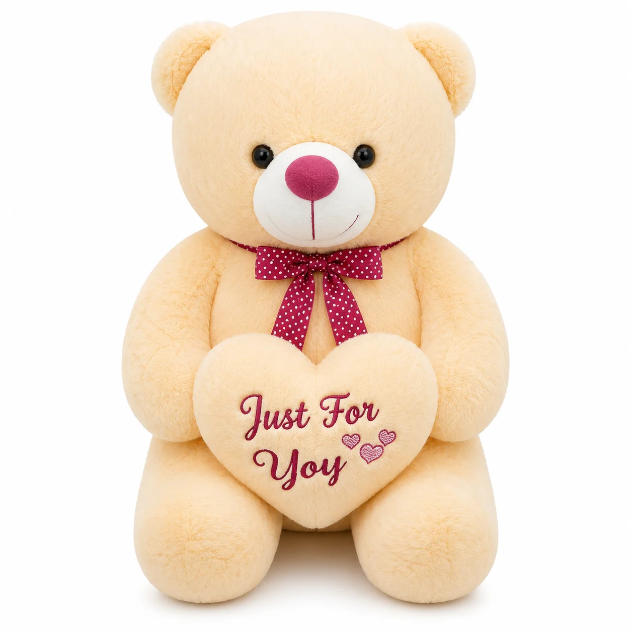 TOYOOS Cute Teddy Bear Plush Toy | Soft Hugging Bear Gift for Kids & Girls
