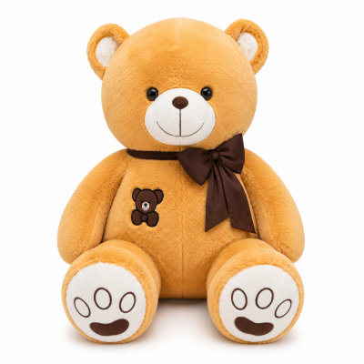 Toyoos 120cm Giant Teddy Bear with Bow | Ultra Soft Plush Stuffed Animal for Kids, Girls, Boys | Jumbo Hugging Teddy Bear Gift for Birthday, Valentine's Day & Home Decor