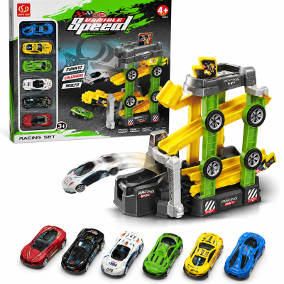 toyoos racing track toy with cars