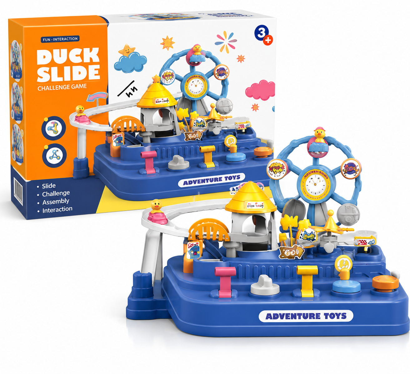 toyoos duck slide activity toy for kids