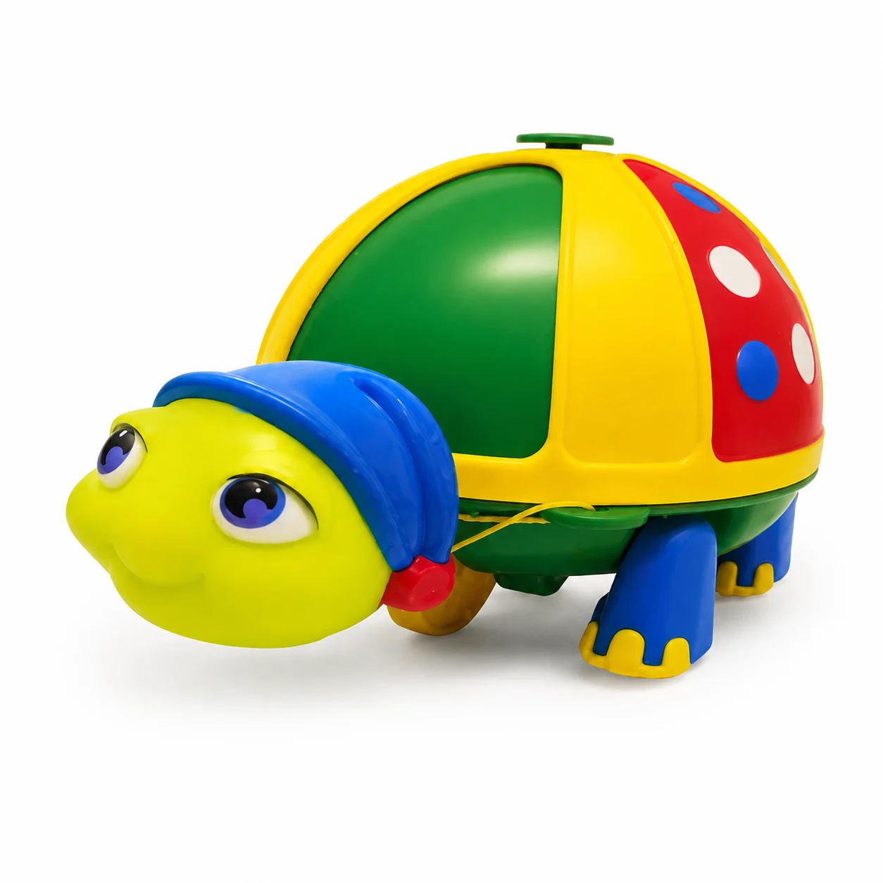Funskool Pull Along Turtle Toy for Toddlers | Colorful Walking Turtle