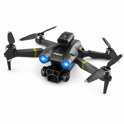 TOYOOS M3 MAX Foldable RC Drone with Dual HD Camera, Optical Flow Positioning, Altitude Hold, 360° Flip, Headless Mode & LED Lights | Remote Control Quadcopter for Kids & Beginners