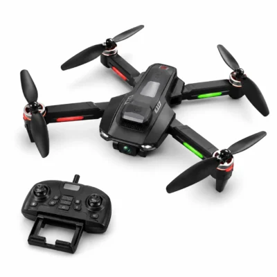 TOYOOS E100 Pro Plus Foldable Camera Drone for Kids & Beginners | HD Camera | Altitude Hold | Headless Mode | 360° Flip | 2.4GHz Remote Control | Rechargeable RC Quadcopter with LED Lights