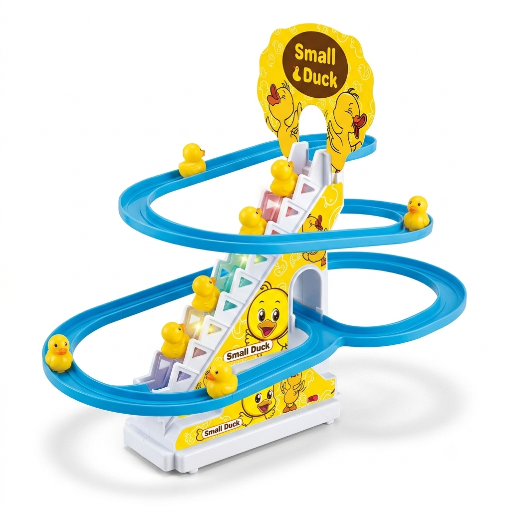 Duck Climbing Stairs Toy for Kids | Automatic Musical Track | TOYOOS