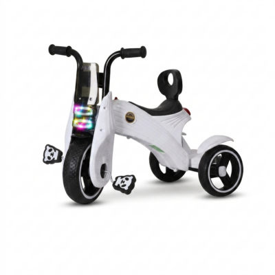 TOYOOS Kids Tricycle with LED Headlight, EVA Wheels & Comfortable Backrest | Pedal Ride-On Trike for Boys & Girls (1–10 Years) | Sturdy Toddler Cycle