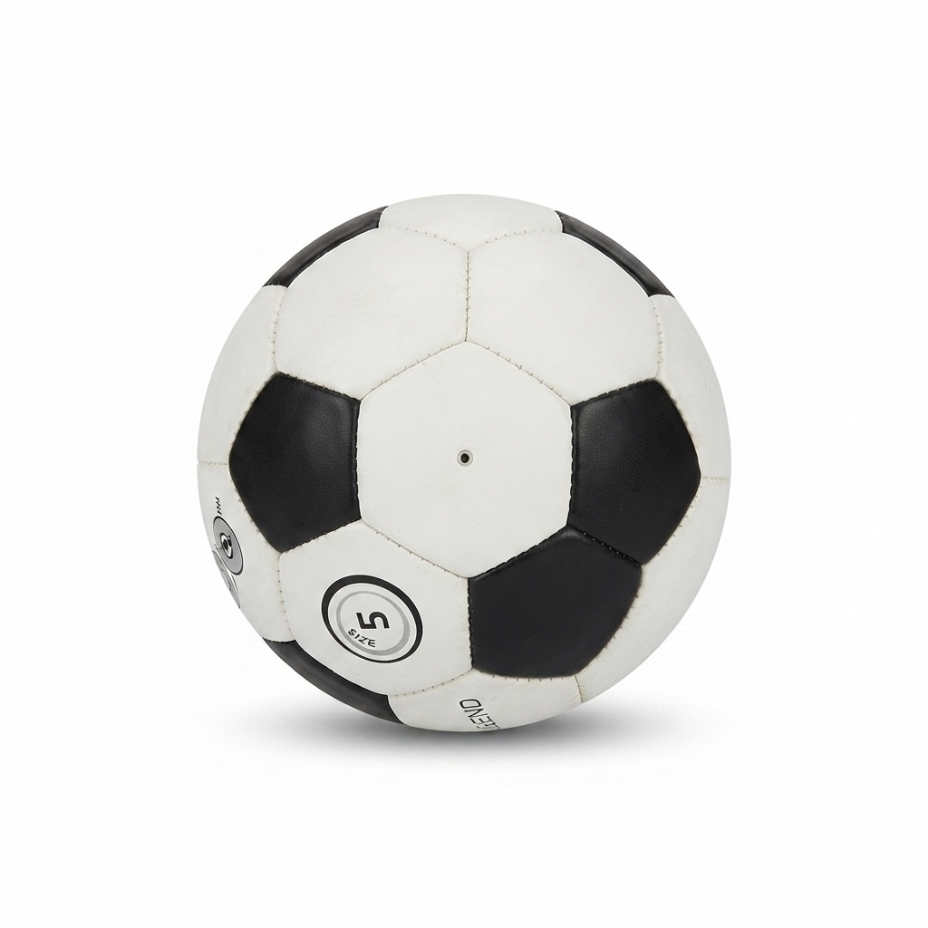 TOYOOS Football, Premium Hand-Stitched Soccer Ball, Durable PU Leather for Kids Teens Adults