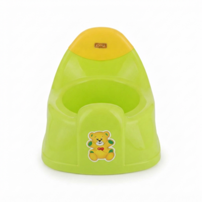 Toyoos Baby Potty Training Chair for Toddlers | Ergonomic Potty Seat with High Backrest, Splash Guard, Stable Base & Easy Clean Design | Toilet Training Potty for Boys & Girls (Green)