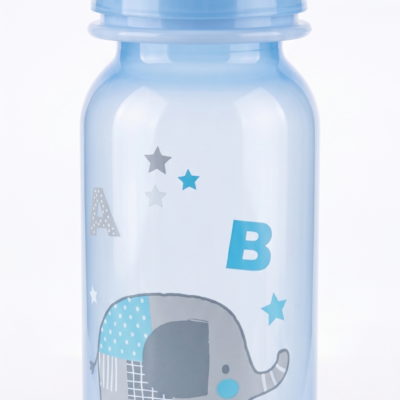 TOYOOS Premium Baby Feeding Bottle 250ml | BPA Free Milk Bottle with Soft Silicone Nipple | Anti-Colic Leak-Proof Baby Bottle | Easy Grip Feeding Bottle for Newborns & Infants