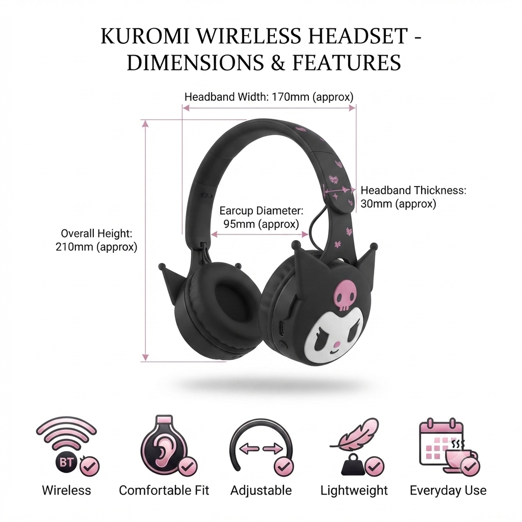 Kuromi Headphones (2)