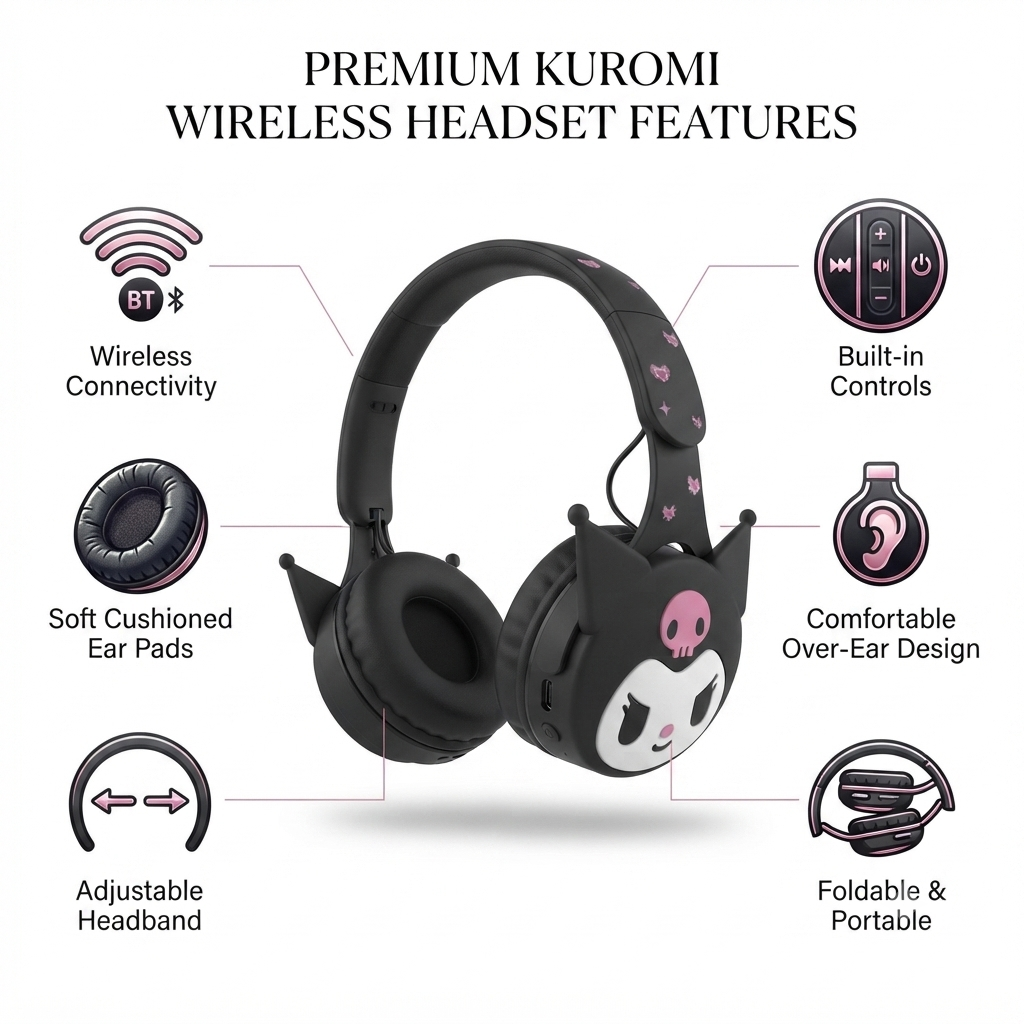 Kuromi Headphones (3)