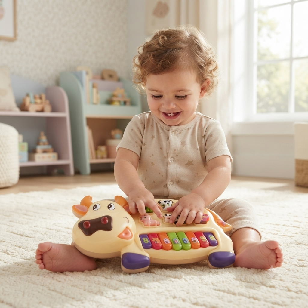 Musical Cow Toy (1)