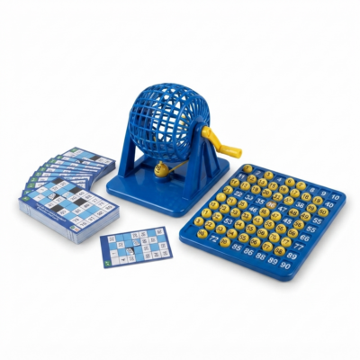 Toyoos Roller Housie Bingo Game Set with Number Cage, 48 Reusable Tickets & Display Board | Family Party Tambola Game | Indoor Board Game for Kids & Adults
