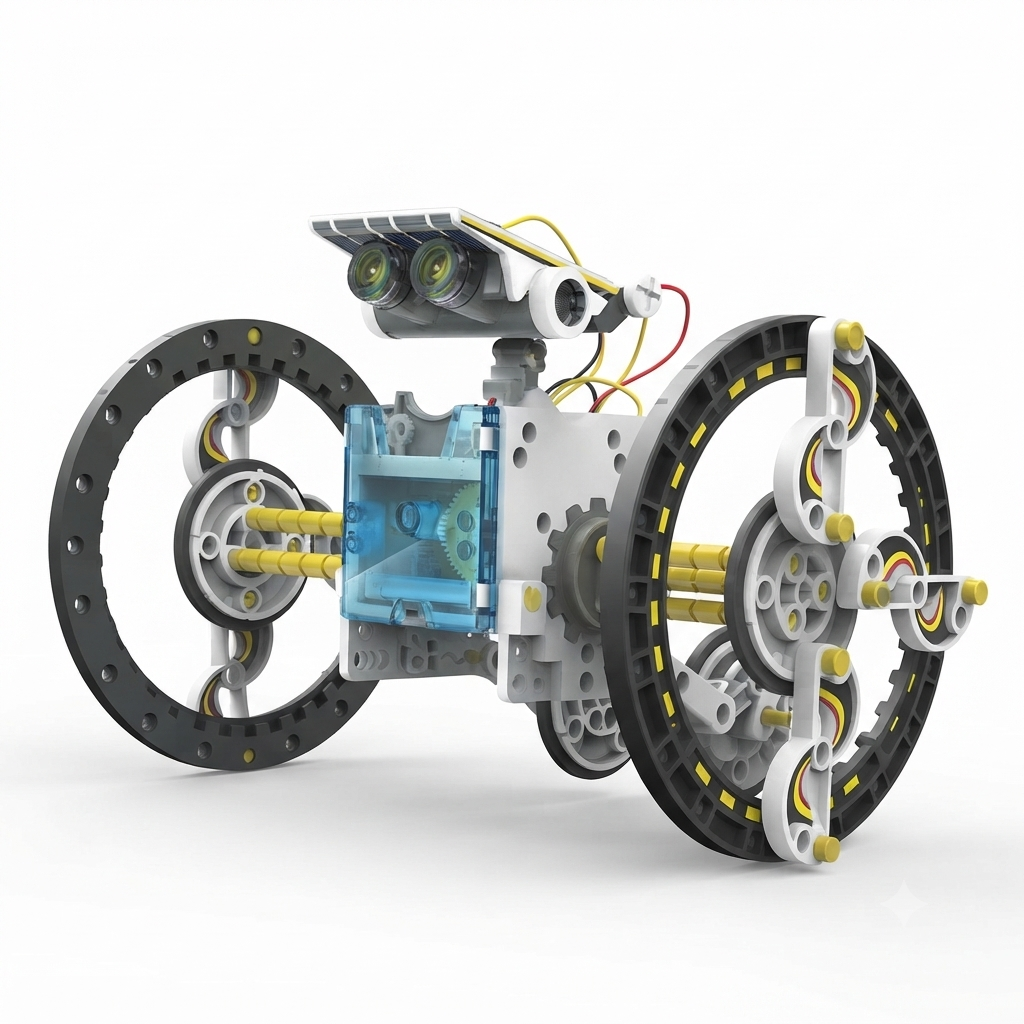 Toyoos 14-in-1 Solar Robot Kit for Kids | DIY STEM Educational Science Toy | Solar Powered Robot Building Kit | No Batteries Required | Engineering Learning Set