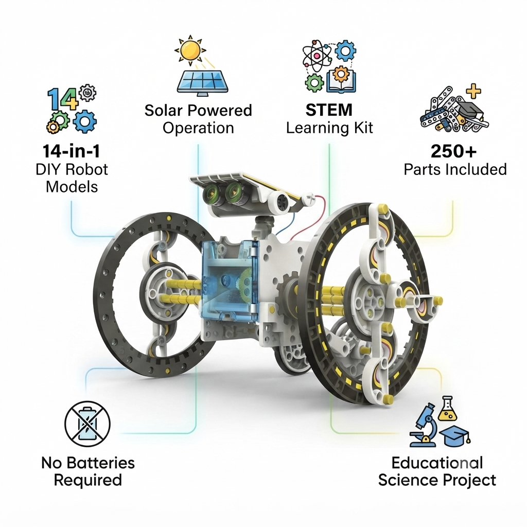 Solar Robot Kit, (3)