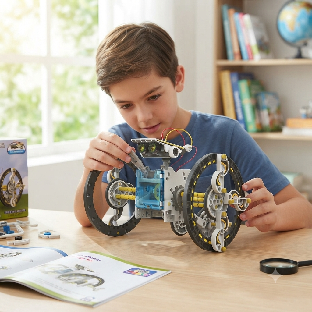 Solar Robot Kit, (4)
