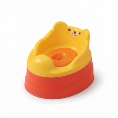 TOYOOS 2-in-1 Bear Baby Potty Training Seat with Removable Inner Bowl | Toddler Potty Chair with Comfortable Backrest | Child Safe Toilet Trainer for Boys & Girls | Easy to Clean Potty Seat