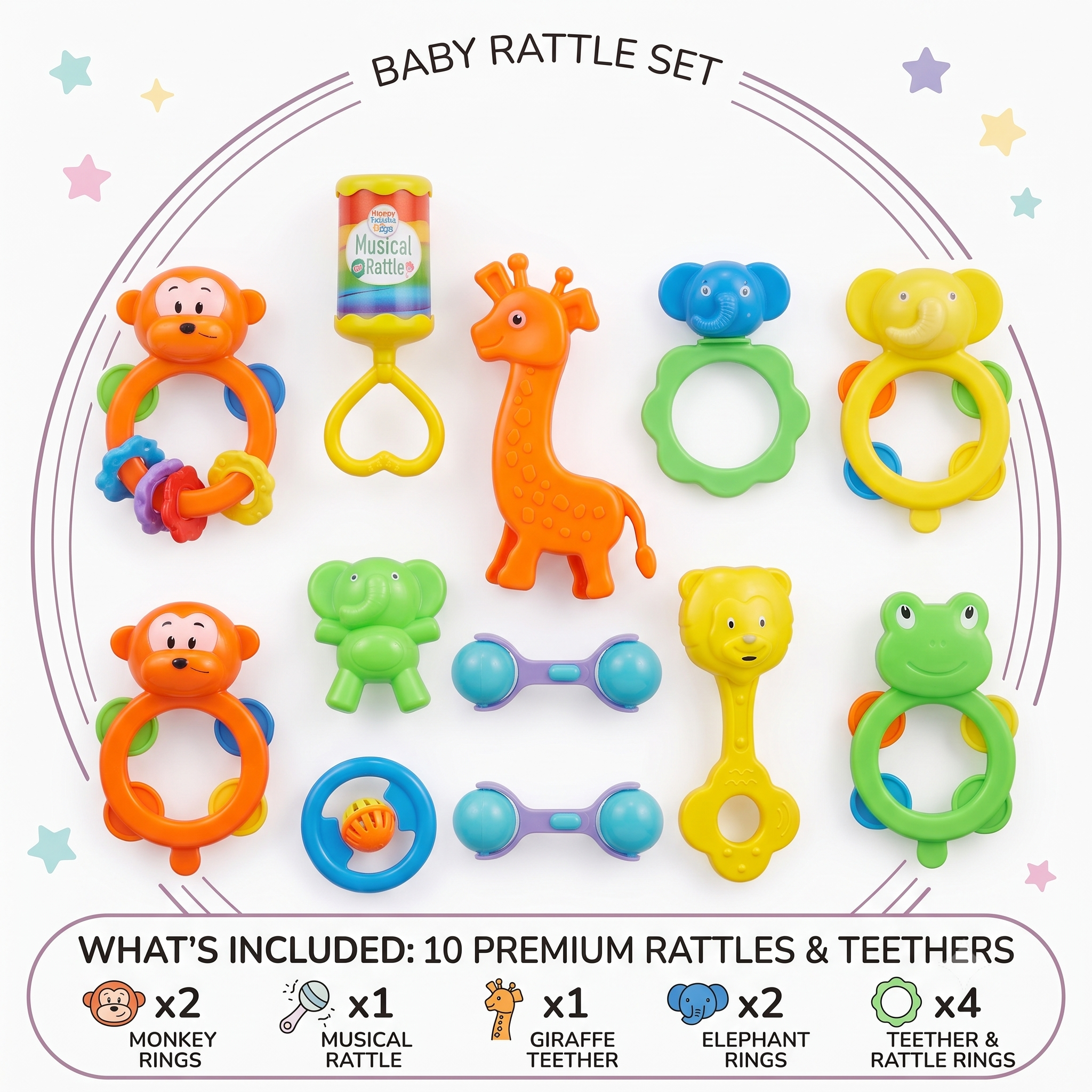 Baby Rattle Set (3)