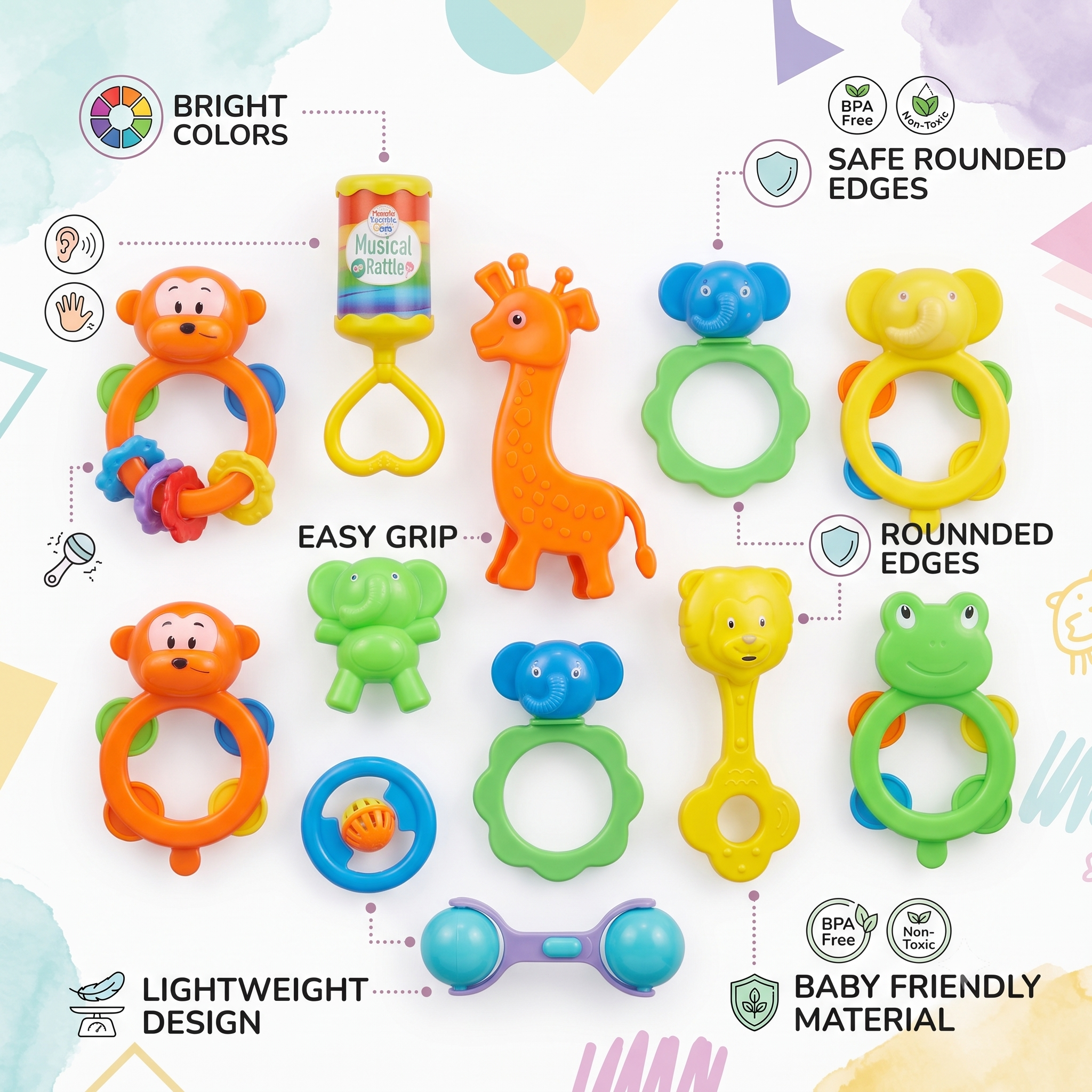 Baby Rattle Set (5)