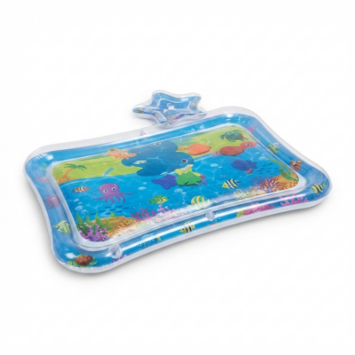 Inflatable Baby Water Play Mat for Tummy Time | Ocean Theme Sensory Activity Mat | Early Learning & Development Toy for Infants & Toddlers