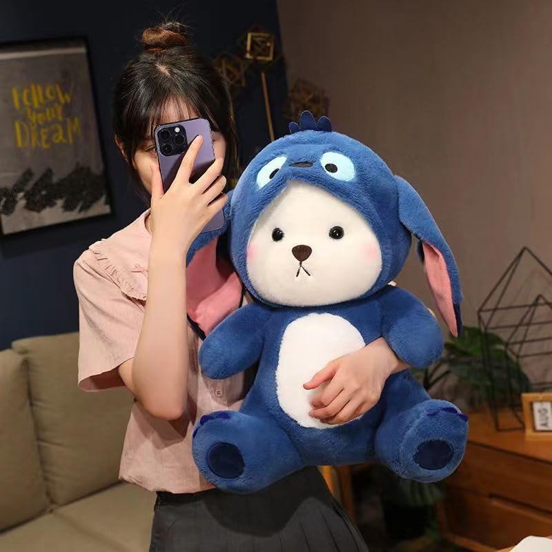 Blue Bunny Plush Toy (4)