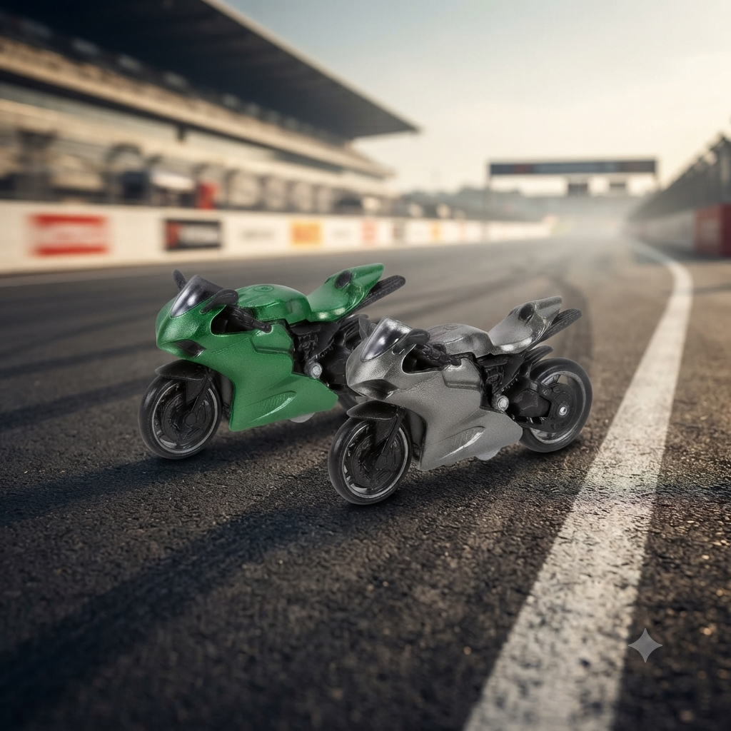 Die Cast Bike Toy (2)