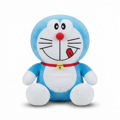 Doraemon Soft Plush Toy for Kids, Ultra Soft Stuffed Cartoon Character Teddy, Hugging Companion, Premium Plush Doll Gift for Boys & Girls