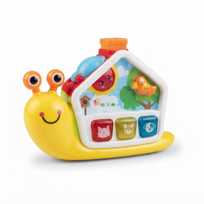 Educational Snail Shape Sorter Toy for Kids | Musical Learning House with Animal Sounds, Lights, ABC & 123 Learning | Early Development Toy for Toddlers 1-3 Years