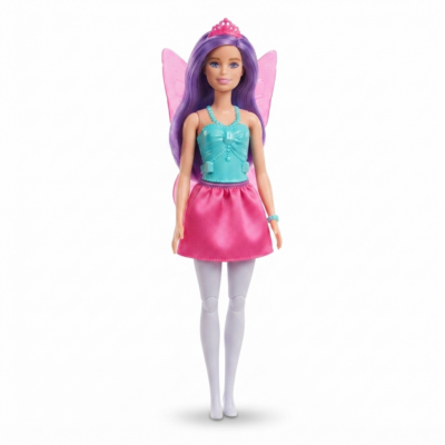 Fairy Princess Doll for Girls with Wings & Tiara | Fashion Fairy Doll Toy with Long Purple Hair | Imaginative Role Play Toy for Kids