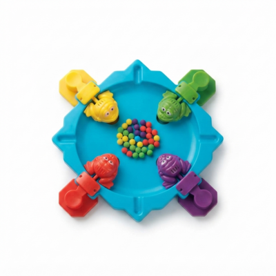 Hungry Frog Board Game for Kids | 4 Player Frog Eating Game with Colorful Balls | Interactive Family Board Game for Boys & Girls