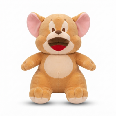 Jerry Mouse Plush Toy for Kids | Ultra Soft Stuffed Animal Teddy | Premium PP Cotton Filling | Cute Cartoon Plush Doll for Boys & Girls | Birthday Gift Toy (10 Inch / 25 cm)