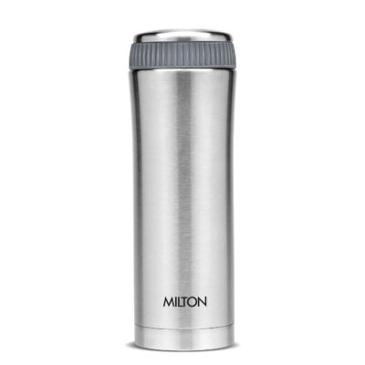 Milton Stainless Steel Vacuum Insulated Flask 460ml | Hot & Cold Water Bottle | Leakproof Thermos Bottle | Double Wall Insulated Travel Flask for Office, School & Travel