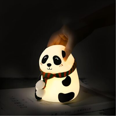 Panda Silicone LED Night Lamp for Kids | USB Rechargeable Touch Light