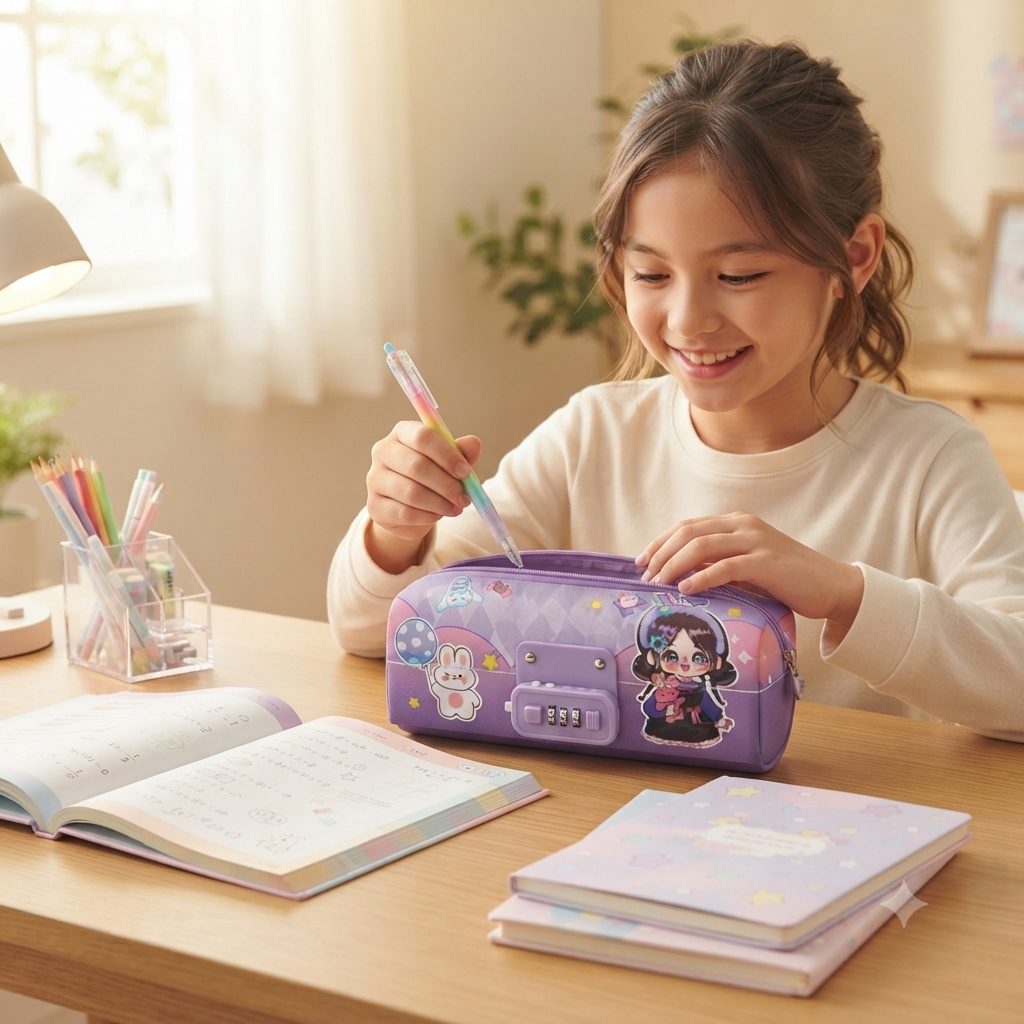 Password Lock Pencil Case (2)