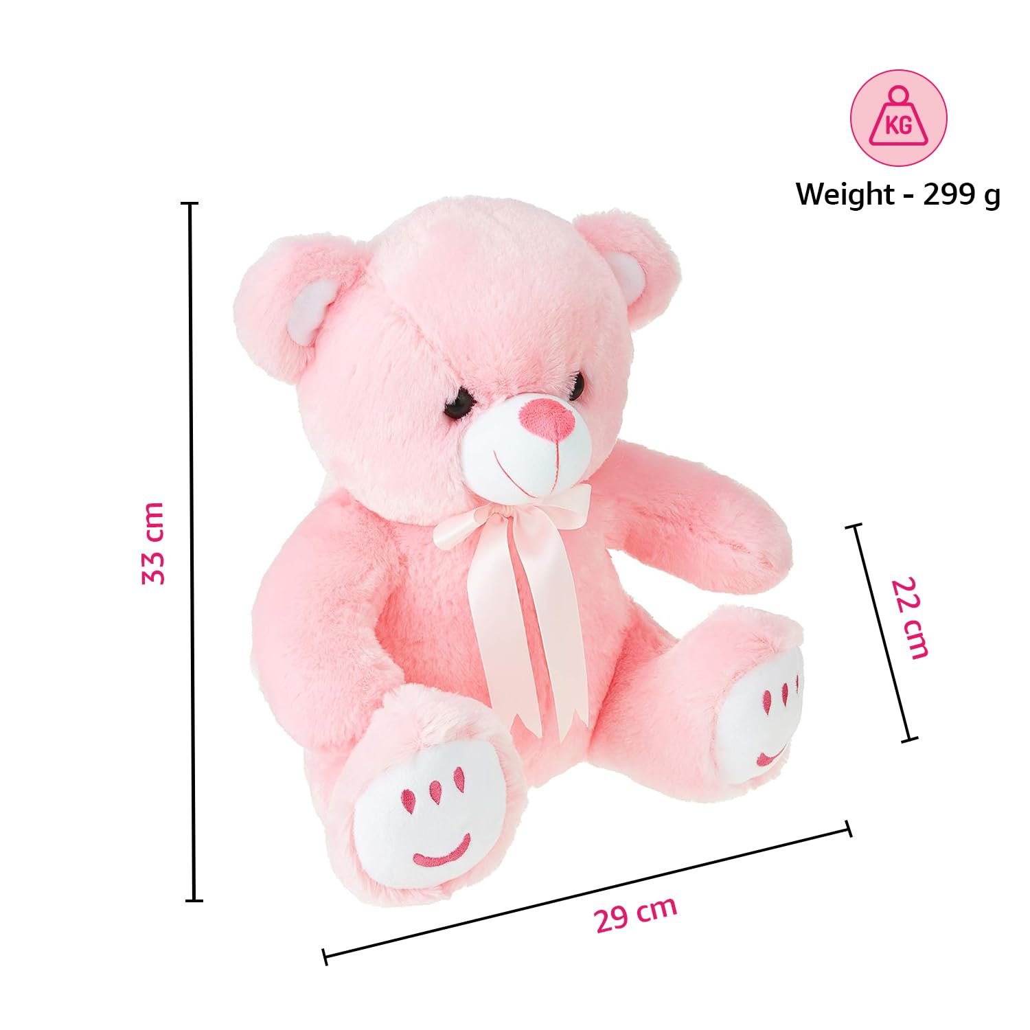 Pink Teddy Bear (2)
