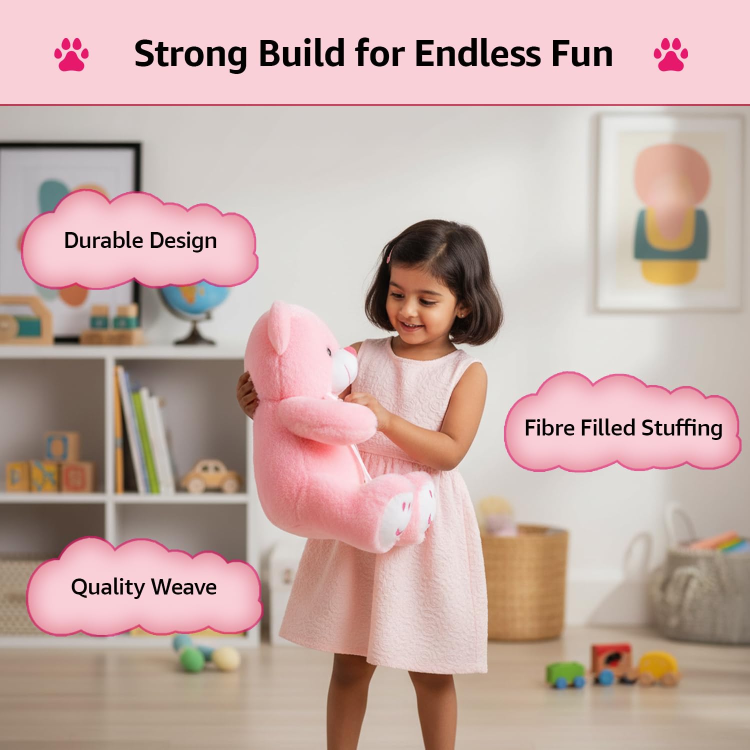 Pink Teddy Bear (3)
