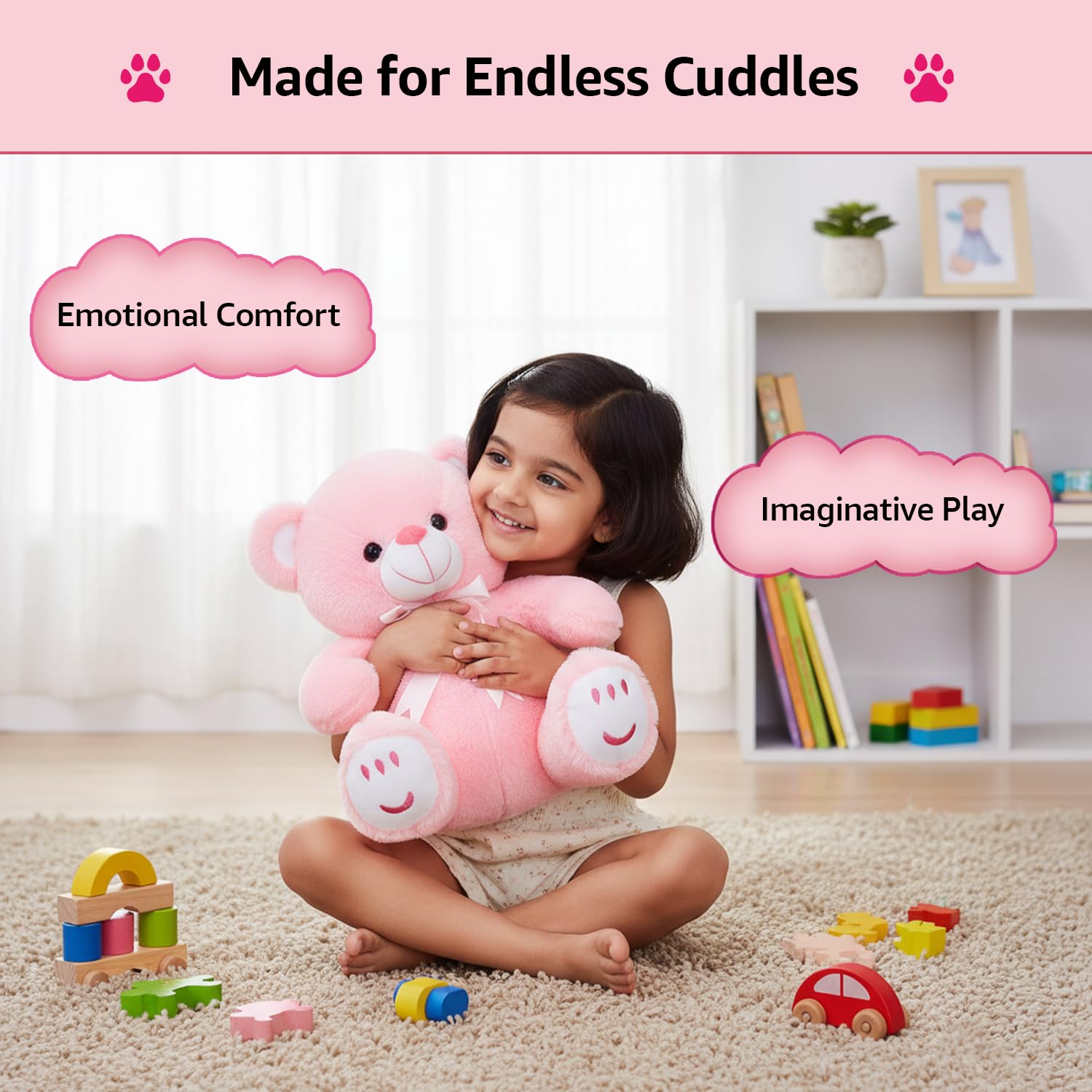 Pink Teddy Bear (4)