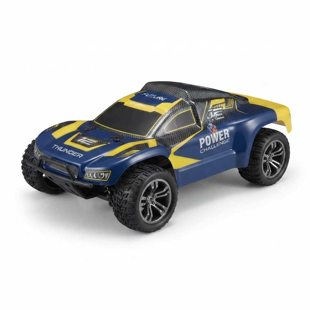 Remote Control Drift Racing Car for Kids | 2.4GHz High-Speed RC Truck with Durable Off-Road Tires | Full Function Forward, Reverse, Left & Right Steering | Rechargeable RC Car Toy