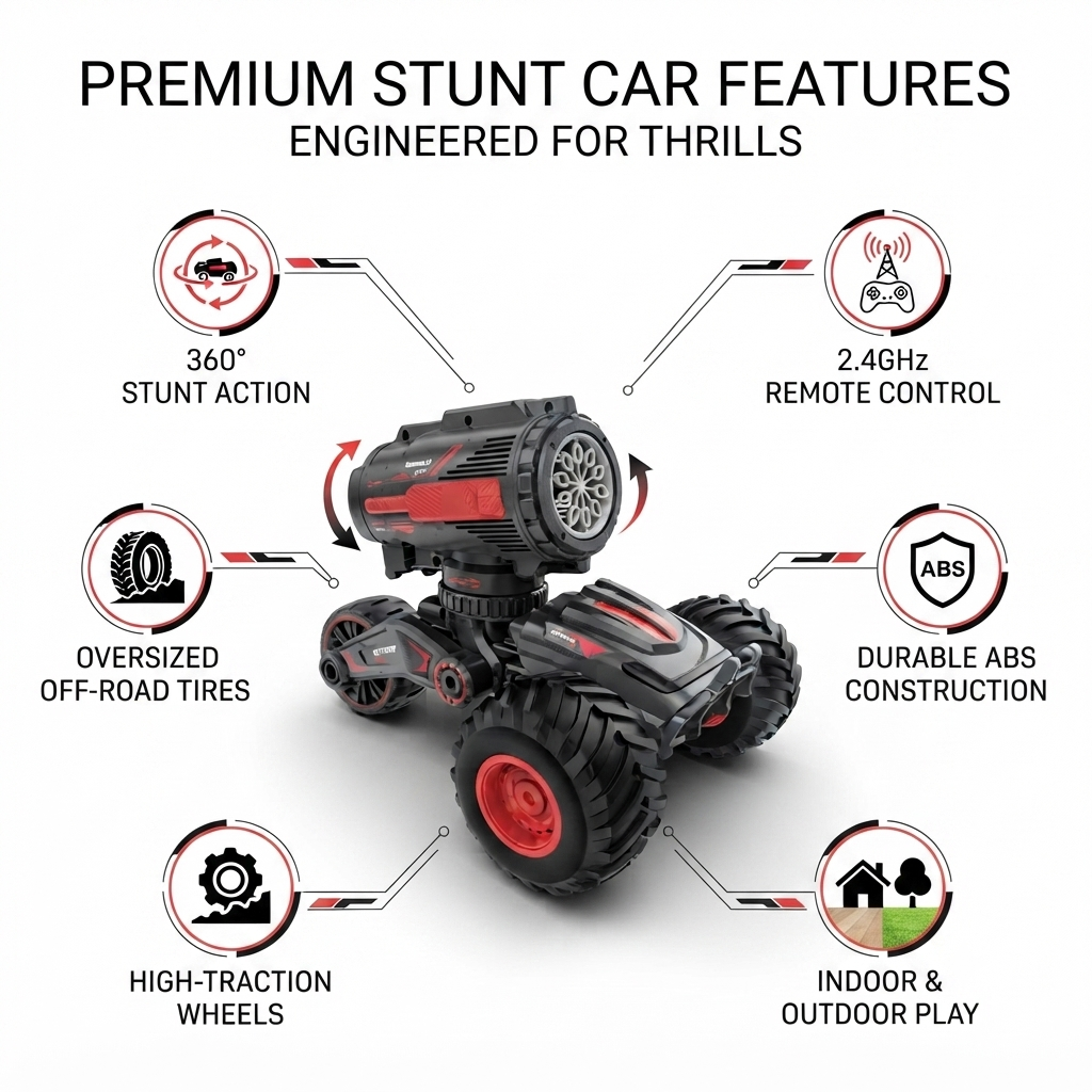 Remote Control Stunt Car (3)
