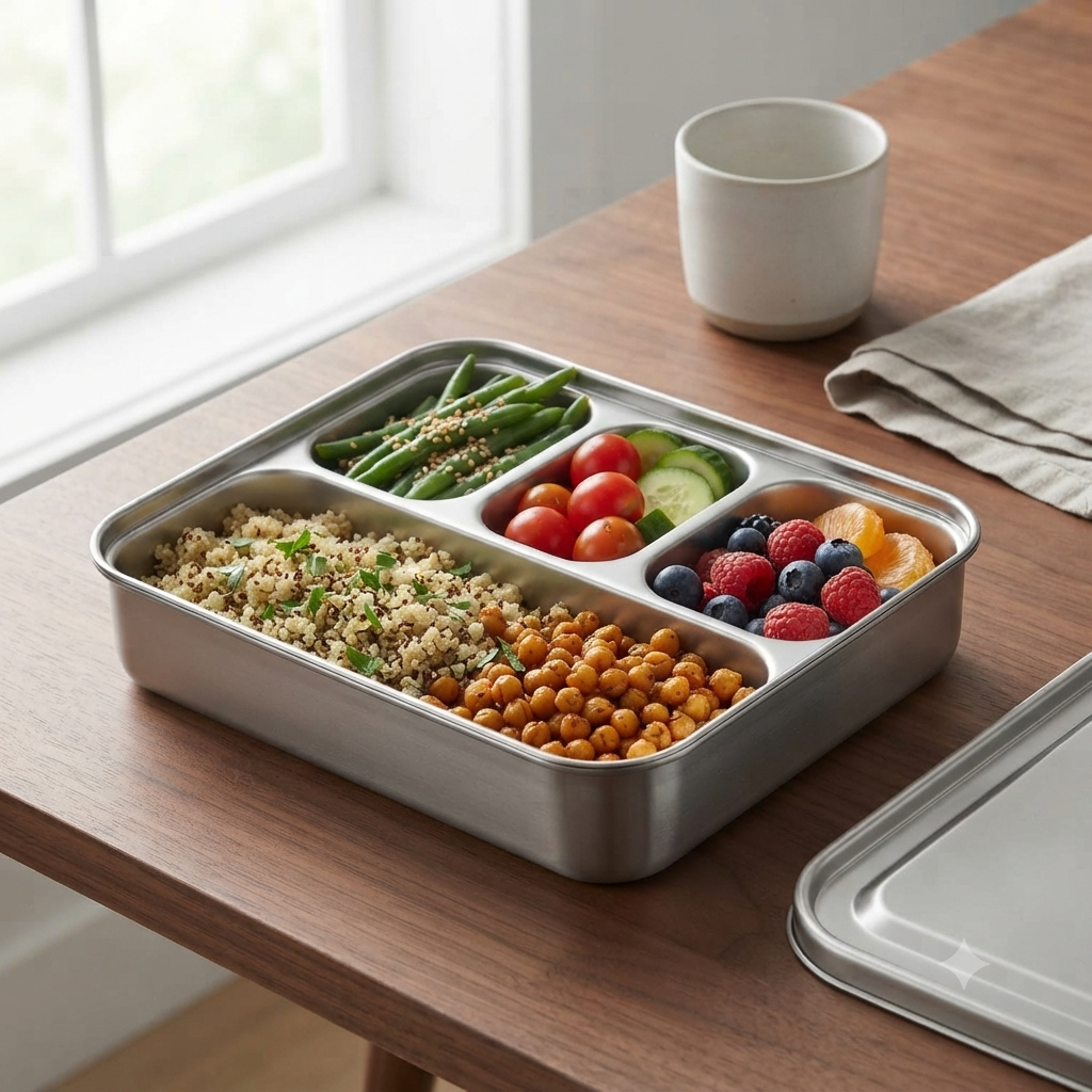 Stainless Steel Lunch Box (2)