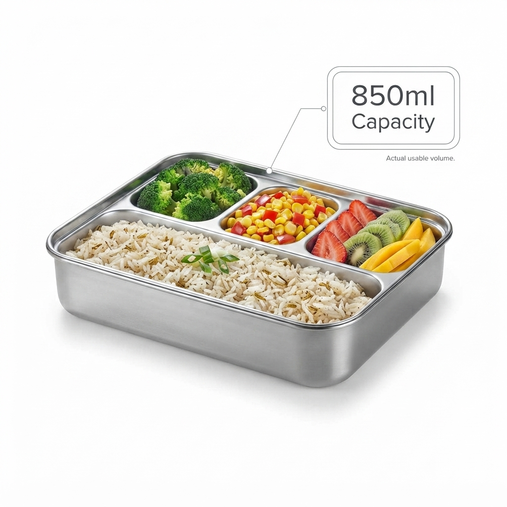 Stainless Steel Lunch Box (4)