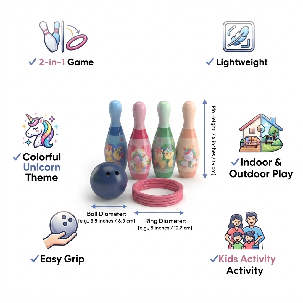 Unicorn Bowling Set (2)