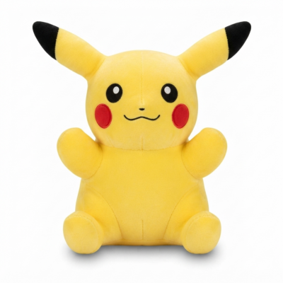25 CM Pikachu Soft Toy Plush Stuffed Animal for Kids | Ultra Soft Plush Fabric | Premium PP Cotton Filling | Cute Yellow Plush Toy | Birthday Gift for Boys & Girls