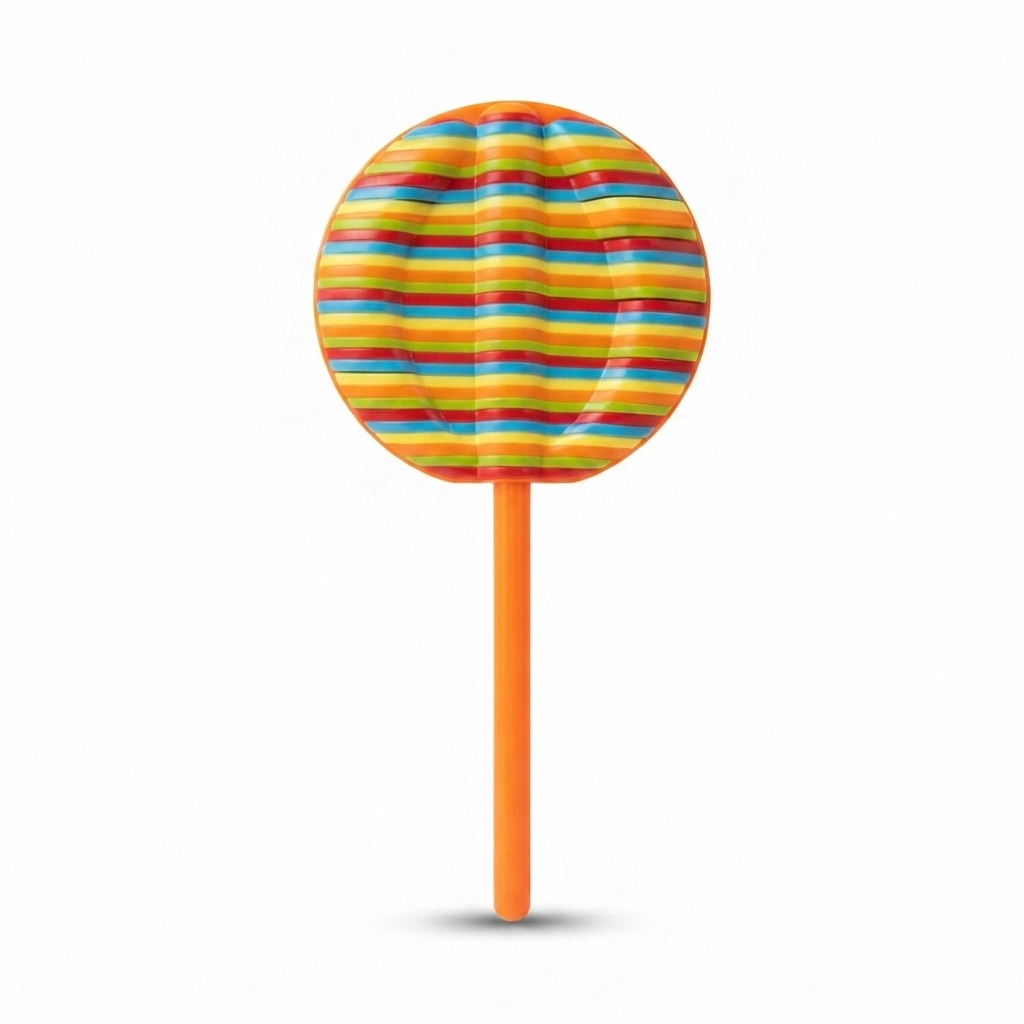Rainbow Paddle Ball Toy for Kids | Colorful Bat & Ball Game