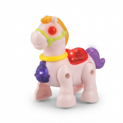 Light & Music Walking Horse Toy for Kids | Interactive Musical Toy with LED Lights