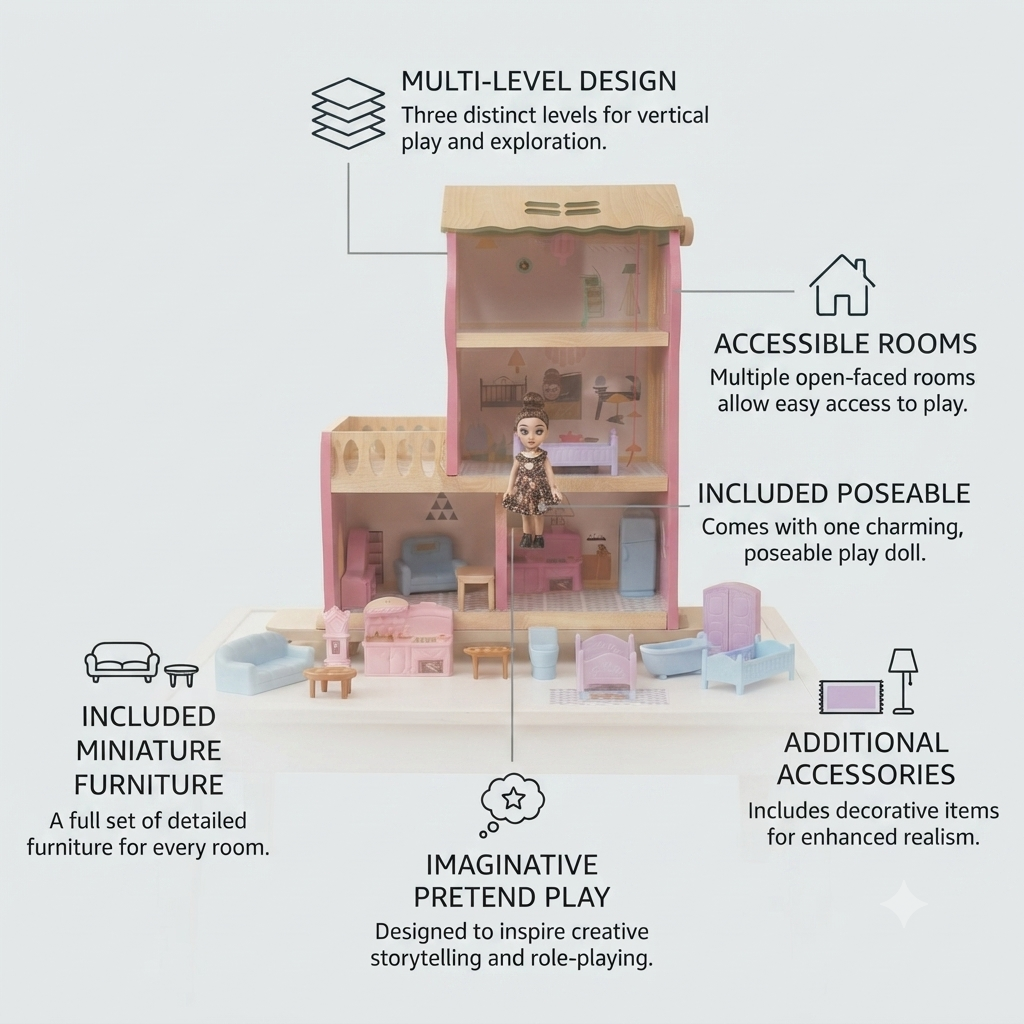 wooden doll house (3)