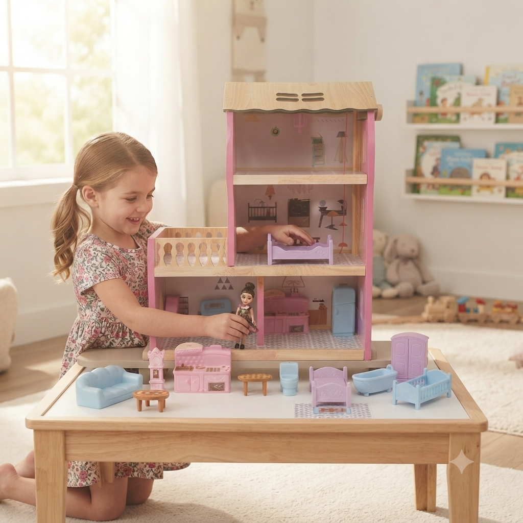 wooden doll house (5)